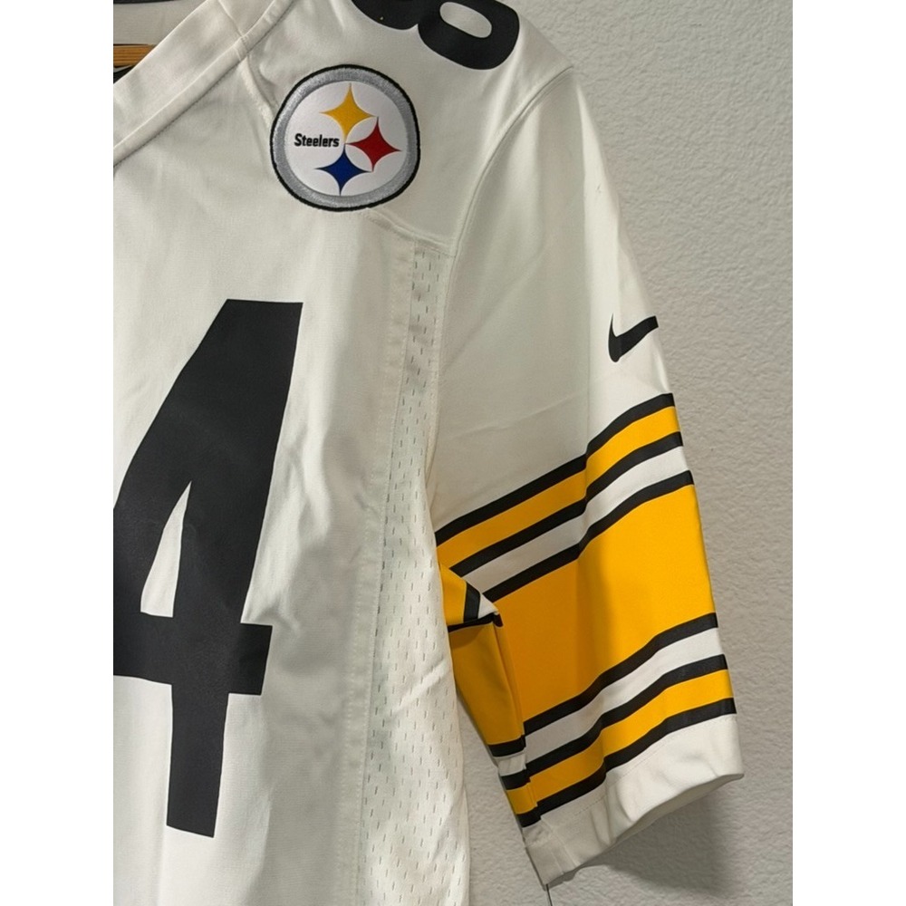 NWT Antonio Brown #84 Pittsburgh Steelers Nike On Field Jersey Men's S White - Picture 4 of 15